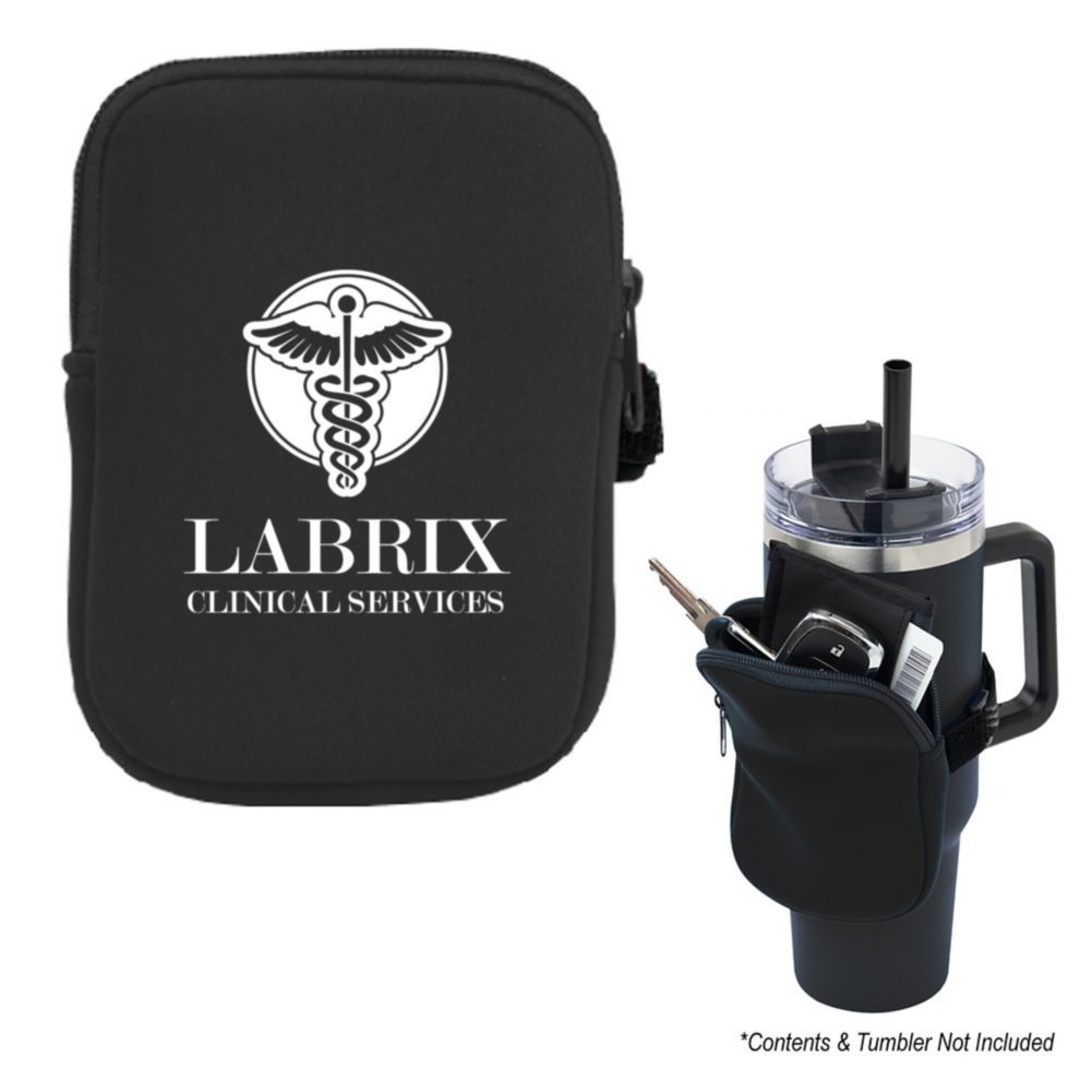Add Your Logo: On-the-Go Water Bottle Pouch